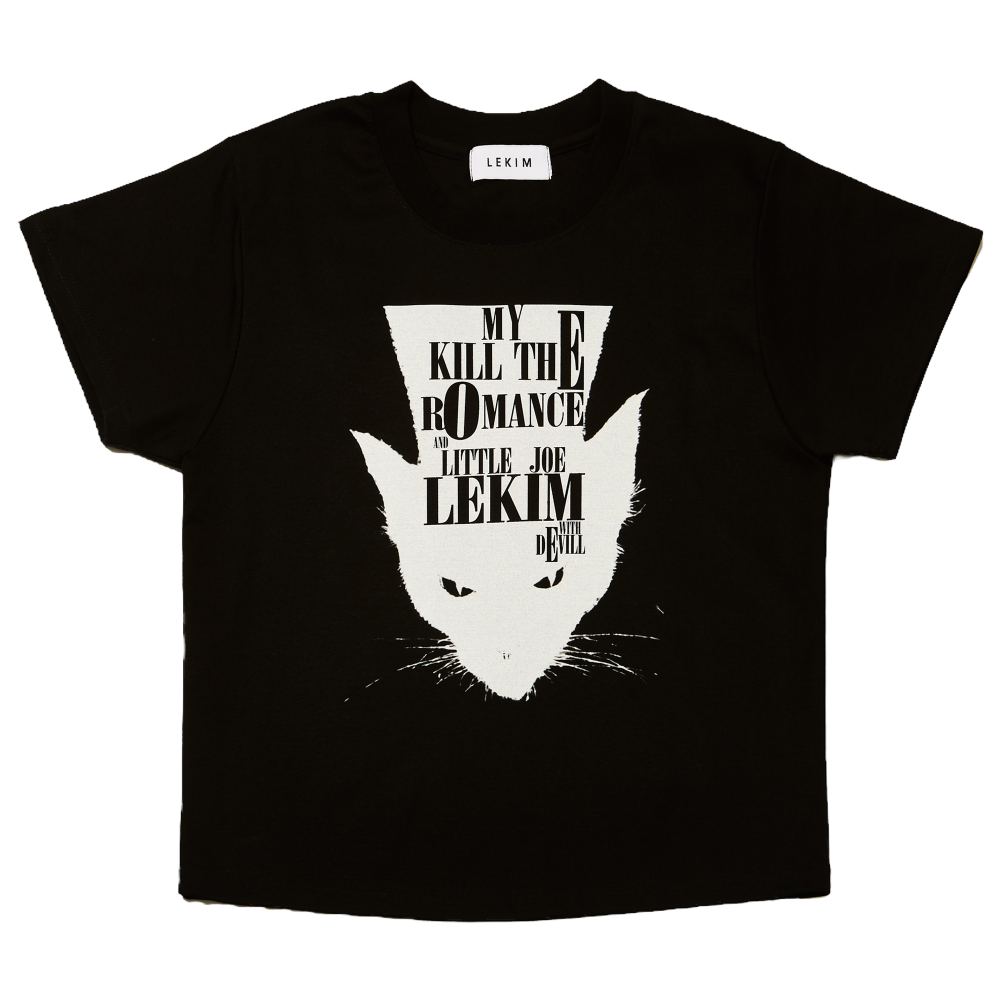 LEKIM DEVILL CAT T-SHIRT BLACK (WOMAN)